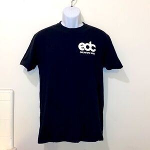 Unisex Black EDC (Electric Daisy Carnival) Music Festival Orlando 2020 Tee